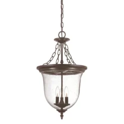 Belle 25 Inch Tall 3 Light Outdoor Hanging Lantern By Acclaim Lighting