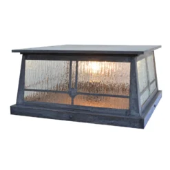 Aberdeen 7 Inch Tall 1 Light Outdoor Pier Lamp By Arroyo Craftsman