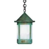 Berkeley 12 Inch Tall 1 Light Outdoor Hanging Lantern By Arroyo Craftsman