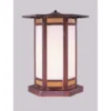 Etoile 11 Inch Tall 1 Light Outdoor Pier Lamp By Arroyo Craftsman