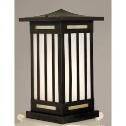 Himeji 13 Inch Tall 1 Light Outdoor Pier Lamp By Arroyo Craftsman
