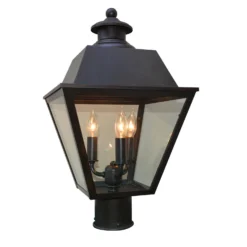 Inverness 16 Inch Tall 3 Light Outdoor Post Lamp By Arroyo Craftsman