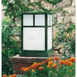 Mission 23 Inch Tall 1 Light Outdoor Pier Lamp By Arroyo Craftsman