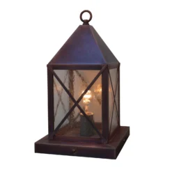Nottingham 14 Inch Tall 1 Light Outdoor Pier Lamp By Arroyo Craftsman