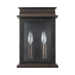 Bolton 13 Inch Tall 2 Light Outdoor Wall Light By Capital Lighting Fixture Company -LumeLux Shop Capital Lighting Fixture Company 936822OZ OFF