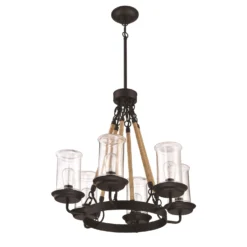 Homestead 27 Inch Tall 6 Light Outdoor Hanging Lantern By Craftmade -LumeLux Shop Craftmade 52026 ESP 600