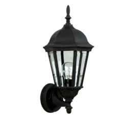 Straight Glass 16 Inch Tall 1 Light Outdoor Wall Light By Craftmade