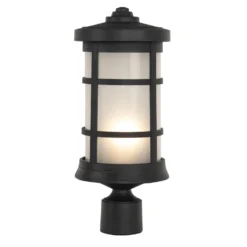 Composite 17 Inch Tall 1 Light Outdoor Post Lamp By Craftmade -LumeLux Shop Craftmade ZA2315 TB 100