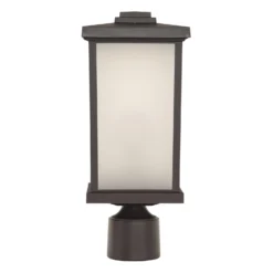 Composite 15 Inch Tall 1 Light Outdoor Post Lamp By Craftmade -LumeLux Shop Craftmade ZA2415 BZ 200