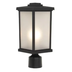 Composite 15 Inch Tall 1 Light Outdoor Post Lamp By Craftmade -LumeLux Shop Craftmade ZA2415 TB 100