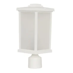 Composite 15 Inch Tall 1 Light Outdoor Post Lamp By Craftmade -LumeLux Shop Craftmade ZA2415 TW