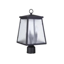 Armstrong 16 Inch Tall 3 Light Outdoor Post Lamp By Craftmade -LumeLux Shop Craftmade ZA4115 MN 200