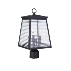 Armstrong 16 Inch Tall 3 Light Outdoor Post Lamp By Craftmade -LumeLux Shop Craftmade ZA4115 MN 300