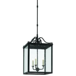 Giatti 28 Inch Tall 3 Light Outdoor Hanging Lantern By Currey And Company