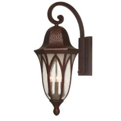 Berkshire 28 Inch Tall 4 Light Outdoor Wall Light By Designers Fountain