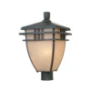 Dayton 18 Inch Tall 3 Light Outdoor Post Lamp By Designers Fountain