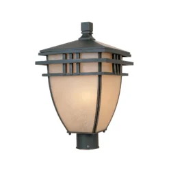 Dayton 18 Inch Tall 3 Light Outdoor Post Lamp By Designers Fountain