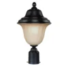 Helena 18 Inch Tall 1 Light Outdoor Post Lamp By Dolan Designs