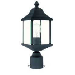 Charleston 16 Inch Tall 1 Light Outdoor Post Lamp By Dolan Designs -LumeLux Shop Dolan Designs 932 50