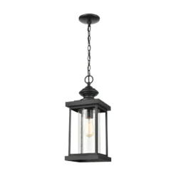 Minersville 20 Inch Tall 1 Light Outdoor Hanging Lantern By ELK Lighting