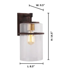 Eglo Lighting Eglo Brandel 14 Inch Tall Outdoor Wall Light -LumeLux Shop Eglo Lighting 204545ADIA