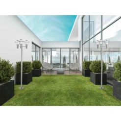 Eglo Belfast 86 Inch Tall 3 Light Outdoor Post Lamp By Eglo Lighting -LumeLux Shop Eglo Lighting 88118A App 03