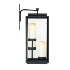 Cathedral 22 Inch Tall 3 Light LED Outdoor Pier Lamp By Eurofase Lighting -LumeLux Shop Eurofase Lighting 36691 012 M2