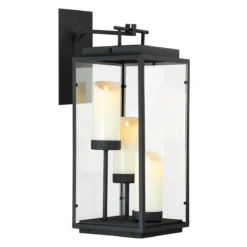 Cathedral 22 Inch Tall 3 Light LED Outdoor Pier Lamp By Eurofase Lighting -LumeLux Shop Eurofase Lighting 36691 012 M3