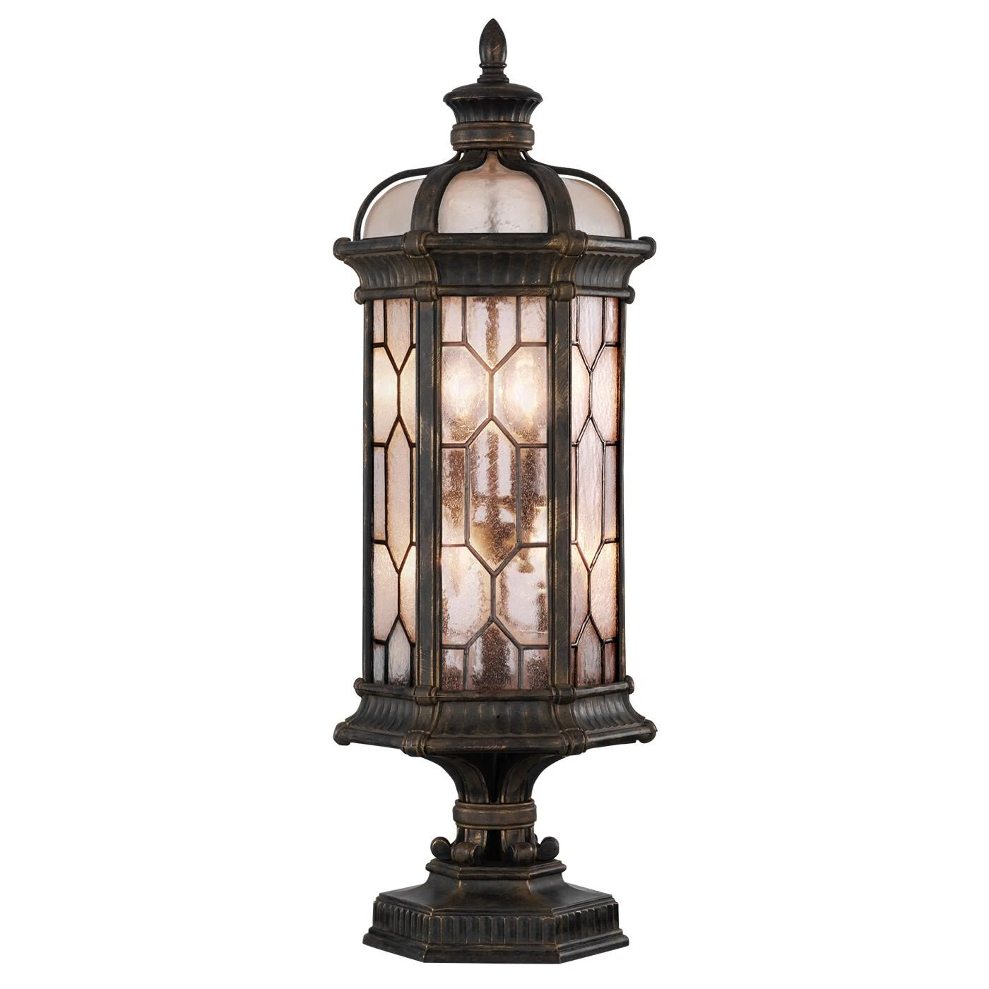 Devonshire 35 Inch Tall 4 Light Outdoor Pier Lamp By Fine Art Lamps 2 Devonshire 35 Inch Tall 4 Light Outdoor Pier Lamp By Fine Art Lamps - Image 2