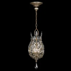 Crystal Laurel 25 Inch Tall 3 Light Outdoor Hanging Lantern By Fine Art Lamps