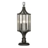 Bristol 37 Inch Tall 3 Light Outdoor Pier Lamp By Fine Art Lamps