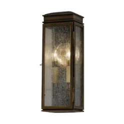 Whitaker 17 Inch Tall 2 Light Outdoor Wall Light By Generation Lighting -LumeLux Shop Generation Lighting FS OL7400ASTB