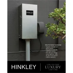 Hinkley Lighting Republic 17 Inch Tall Outdoor Post Lamp -LumeLux Shop Hinkley Lighting 1001OZ LV alt6