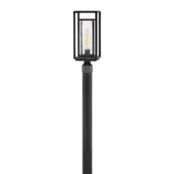 Hinkley Lighting Republic 17 Inch Tall Outdoor Post Lamp -LumeLux Shop Hinkley Lighting 1001bk lv 1