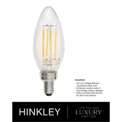 Revere 20 Inch Tall 3 Light LED Outdoor Pier Lamp By Hinkley Lighting -LumeLux Shop Hinkley Lighting 1187BLB LV alt1