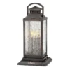 Revere 20 Inch Tall 3 Light LED Outdoor Pier Lamp By Hinkley Lighting