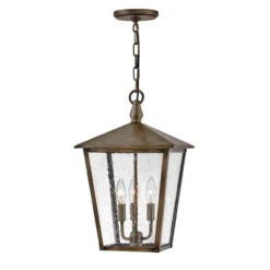 Huntersfield 17 Inch Tall 3 Light Outdoor Hanging Lantern By Hinkley Lighting - Clearance Special