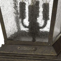 Trellis 19 Inch Tall 4 Light Outdoor Pier Lamp By Hinkley Lighting -LumeLux Shop Hinkley Lighting 1437RB LL alt2