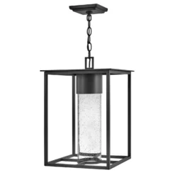 Hinkley Lighting Coen 17 Inch Tall LED Outdoor Hanging Lantern -LumeLux Shop Hinkley Lighting 17022BK LL alt2