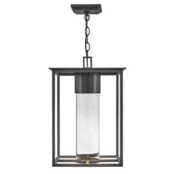 Hinkley Lighting Coen 17 Inch Tall LED Outdoor Hanging Lantern -LumeLux Shop Hinkley Lighting 17022BK LL alt3
