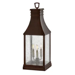 Beacon Hill 26 Inch Tall 3 Light Outdoor Pier Lamp By Hinkley Lighting