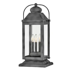 Anchorage 23 Inch Tall 3 Light Outdoor Pier Lamp By Hinkley Lighting