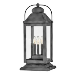 Anchorage 23 Inch Tall 3 Light Outdoor Pier Lamp By Hinkley Lighting -LumeLux Shop Hinkley Lighting 1857dz 01062019050919