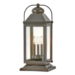 Anchorage 23 Inch Tall 3 Light Outdoor Pier Lamp By Hinkley Lighting -LumeLux Shop Hinkley Lighting 1857lz 01062019050924