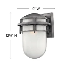 Hinkley Lighting Reef 12 Inch Tall Outdoor Wall Light -LumeLux Shop Hinkley Lighting 1954HE alt1