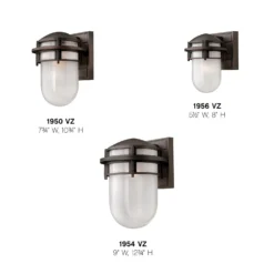 Hinkley Lighting Reef 12 Inch Tall Outdoor Wall Light -LumeLux Shop Hinkley Lighting 1954VZ alt3