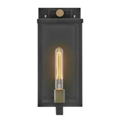 Hinkley Lighting Catalina 16 Inch Tall LED Outdoor Wall Light -LumeLux Shop Hinkley Lighting 23010BK alt2