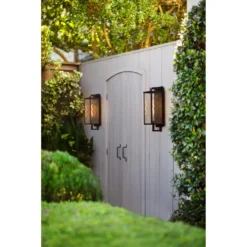 Hinkley Lighting Catalina 16 Inch Tall LED Outdoor Wall Light -LumeLux Shop Hinkley Lighting 23010BK alt7