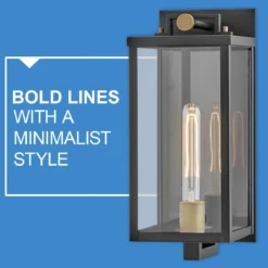 Hinkley Lighting Catalina 16 Inch Tall LED Outdoor Wall Light -LumeLux Shop Hinkley Lighting 23010BK alt8