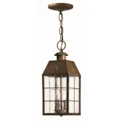 Nantucket 14 Inch Tall 2 Light Outdoor Hanging Lantern By Hinkley Lighting